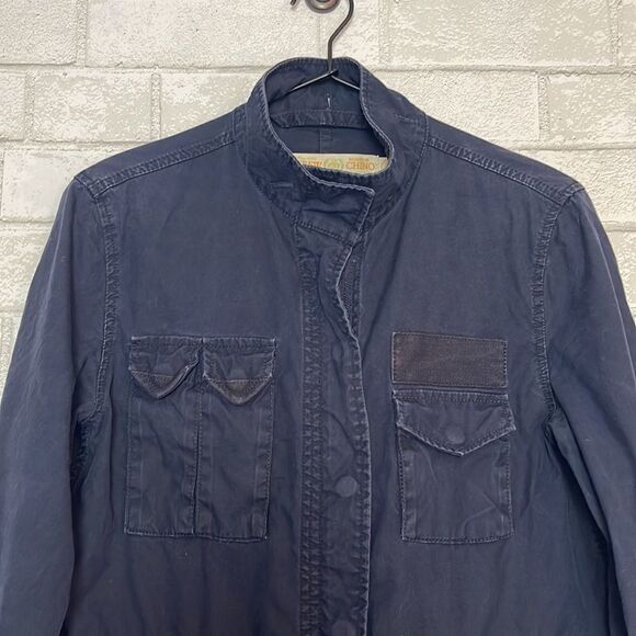 J Crew Navy Broken In Chino Utility Jacket XS - Picture 2 of 6